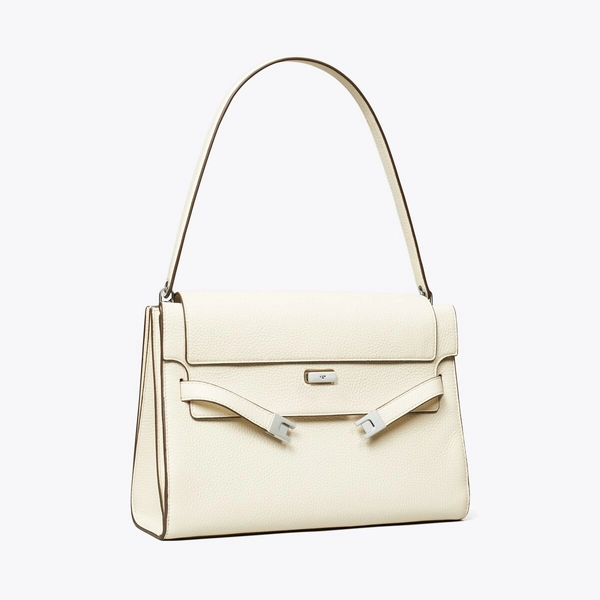 Large Lee Radziwill Shoulder Bag in white, size OS
