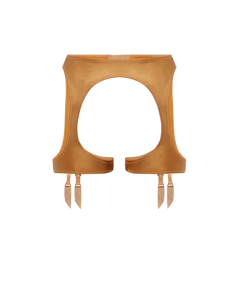 Sirenna Suspender in Gold | By Agent Provocateur