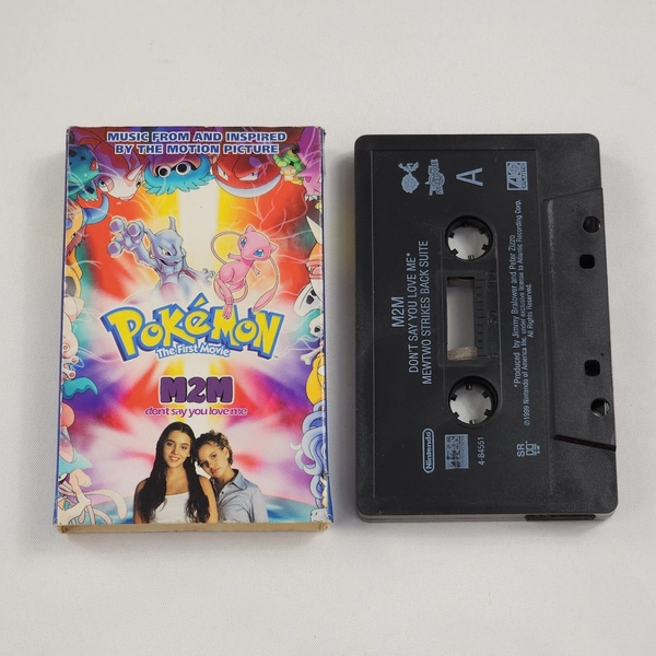 Pokemon The First Movie Music From and Inspired M2M Single Cassette Tape Rare 