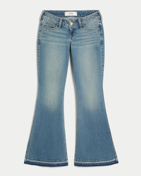 Ultra Low-Rise Flare Jeans