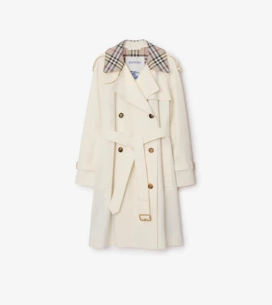 White Burberry Trench