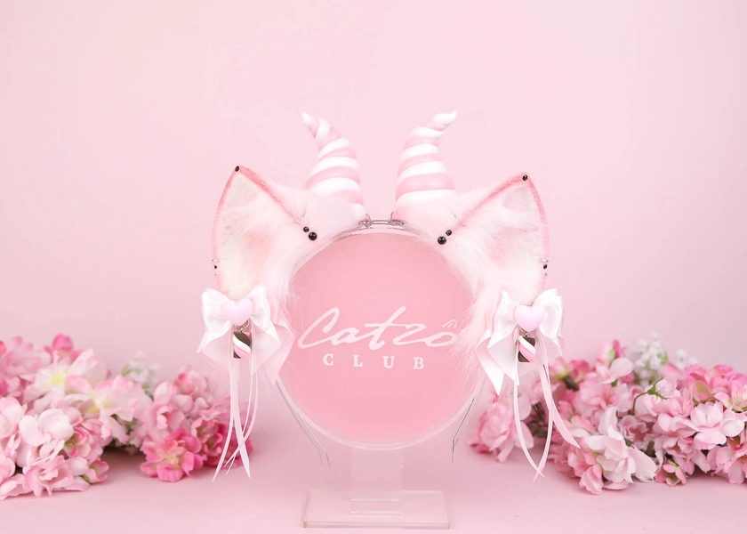 MARSHMALLOW KITTEN ears | Catzo Club