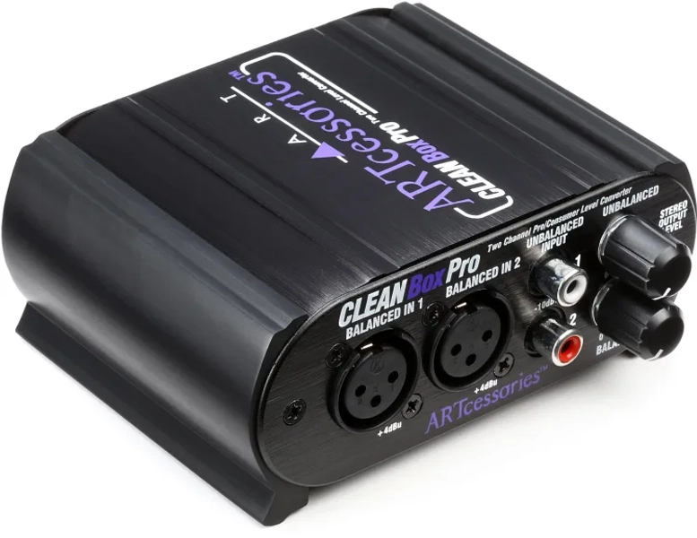 CLEANBoxPro 2-channel Balanced / Unbalanced Level Converter