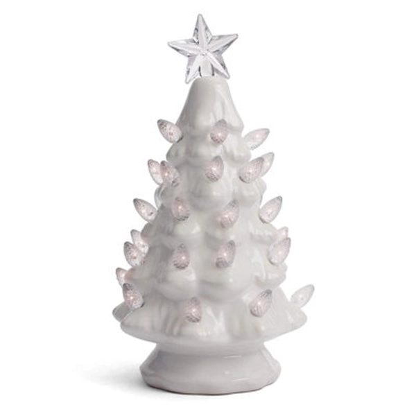 The Holiday Aisle® Ceramic Christmas Tree That Lights Up-Inspired Vintage Christmas Tree-Indoor Christmas Decorations