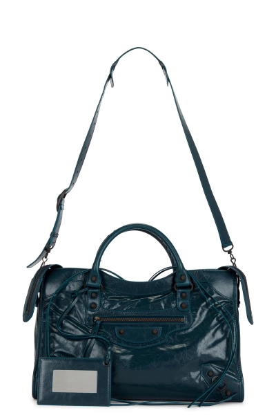 Balenciaga Le City Medium Bag in Teal