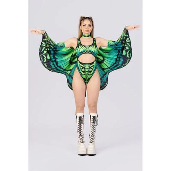 Schmetterling Cutout Rave Body, String Body, Fairy Rave Outfit, Frauen Festival Kleidung, Schmetterling Kleidung, Fairycore Kleidung, Party Outfit