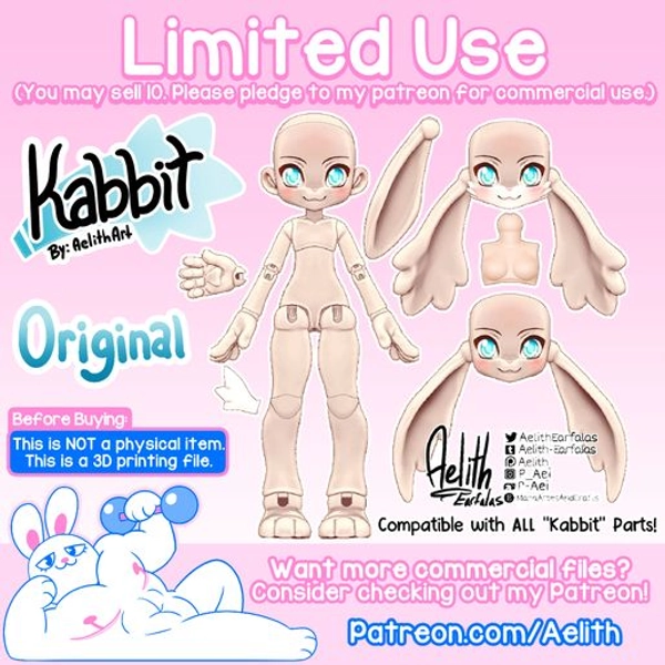[KABBIT BJD] - Original Kabbit Ball Jointed Doll