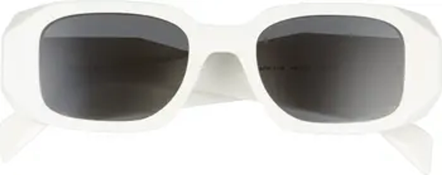 Runway 49mm Rectangular Sunglasses