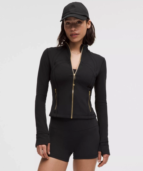 Define Cropped Jacket *Nulu - Black/Gold/Gold - 4