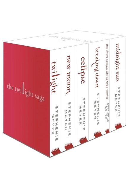 Twilight Saga 6 Book Set (White Cover) by Stephenie Meyer: New