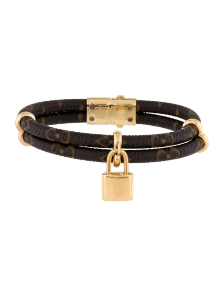 'Keep It Twice' Monogram Wrap Bracelet