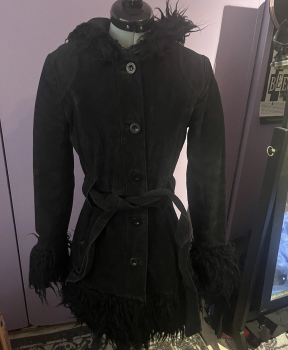 Vintage Black Penny Lane Afghan Coat