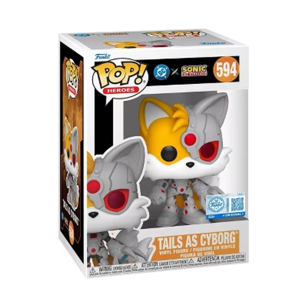 Funko POP! Heroes: DC Justice League and Sonic Tails/Cyborg Figure