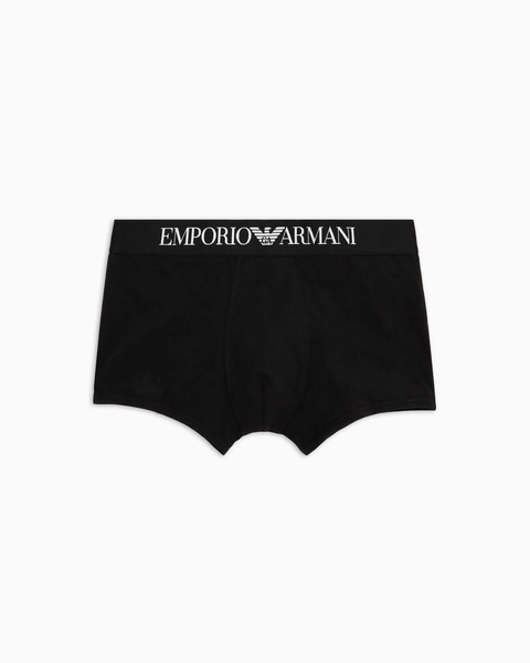 Basic boxer briefs with logo waistband | Emporio Armani