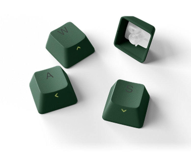 PBT Keycaps: Pine Green