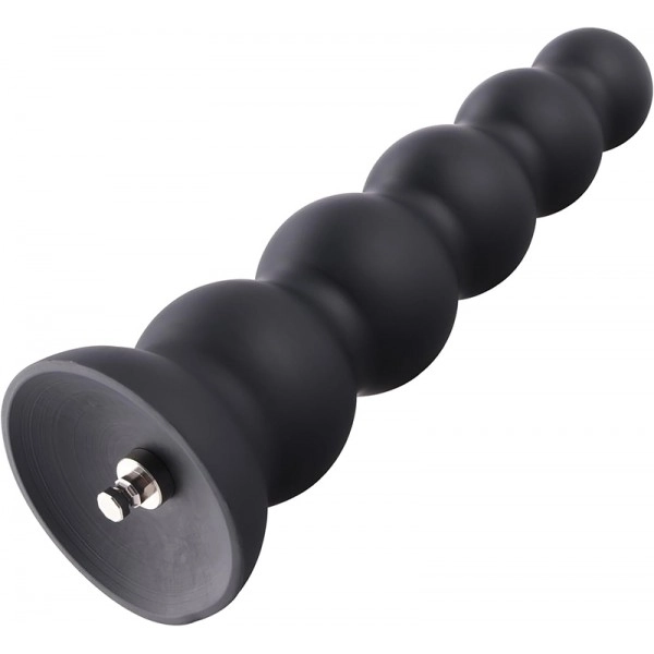 Hismith 9”Silicone Anal Dildo, Anal Beads with 5 Smooth Balls, Butt Plug with KlicLok System