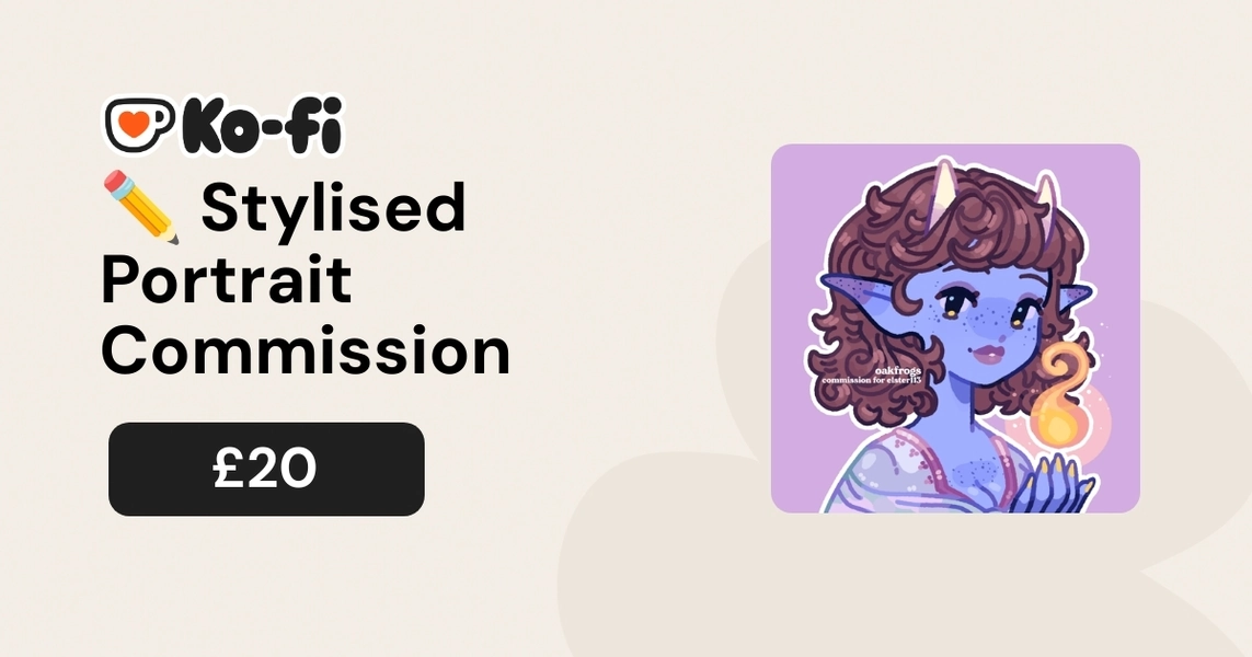 ✏️ Stylised Portrait Commission