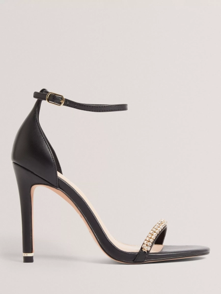 Ted Baker Laiilah Stiletto Heel Embellished Sandals, Black
