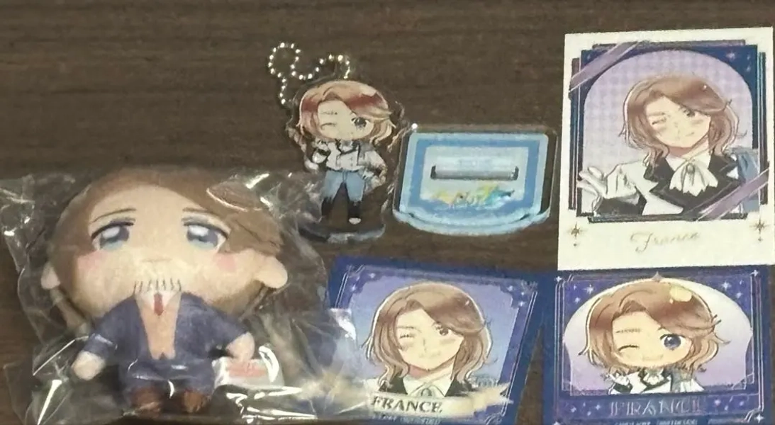 Hetalia Amo Cafe Caputto Friends France Set ‐ Mercari Japan: Shop from Japan