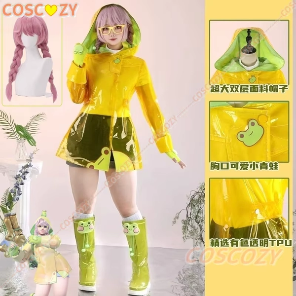 OW Mei - Rainy Day Cosplay + Wig