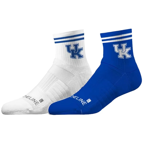 Kentucky Wildcats Strideline Unisex Premium Knit 2-Pack Half Calf Socks Set