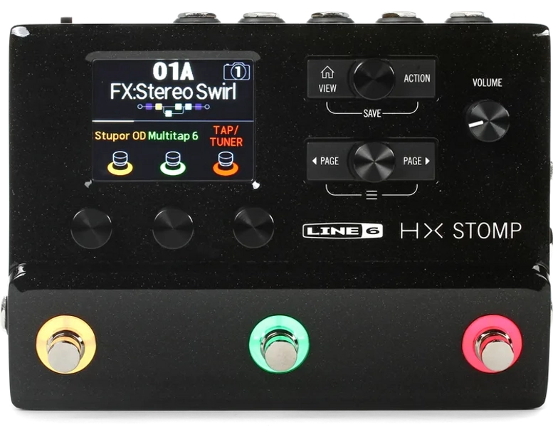 HX Stomp Guitar Multi-effects Floor Processor - Black