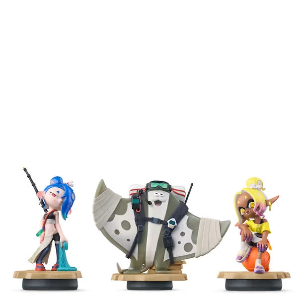 Splatoon Raiders Triple Pack amiibo: Shiver, Big Man and Frye (Splatoon Raiders)