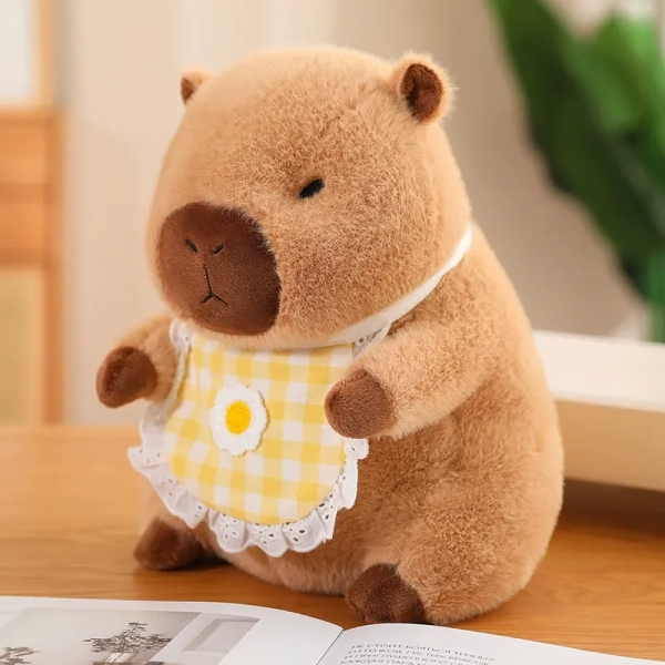 12in Capybara Plush Toy Funny Capybara Egg Apron