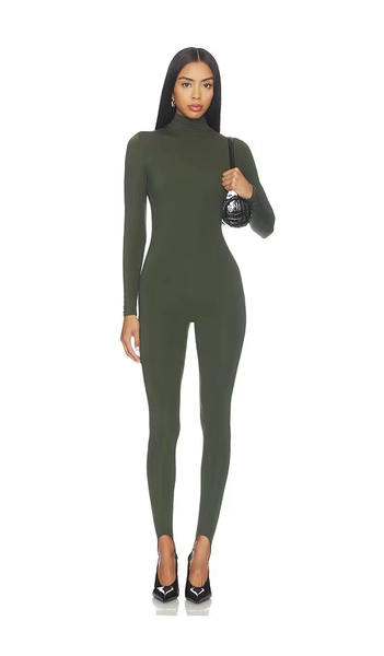 Naked Turtleneck Stirrup Jumpsuit
