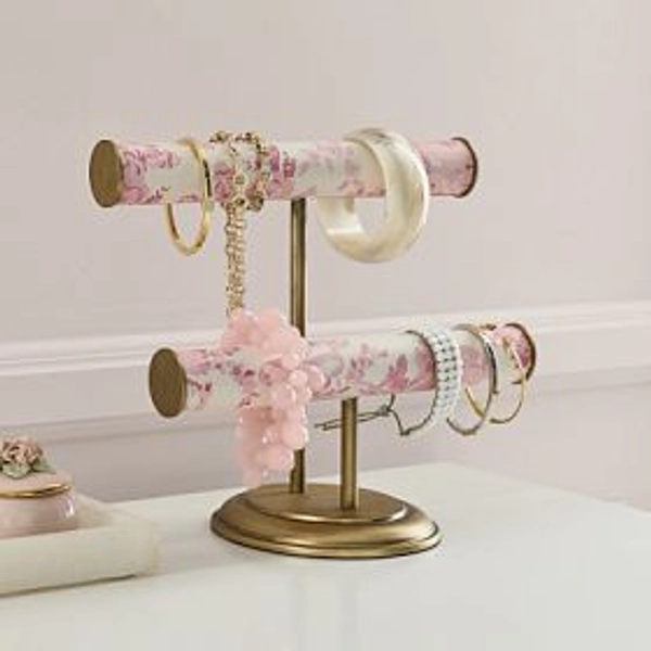 LoveShackFancy Pink Damask Bracelet Holder