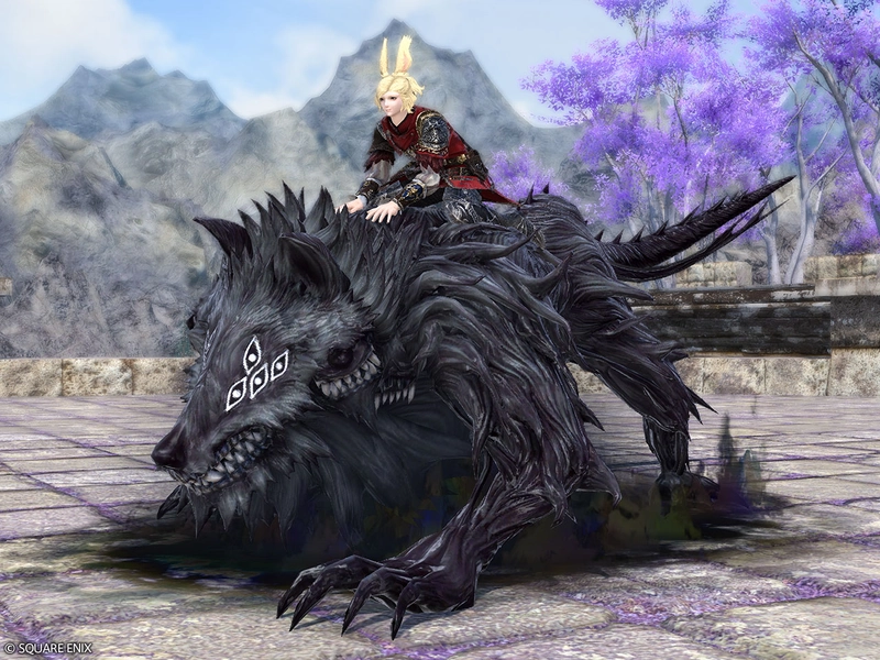 Mount: Shadow Wolf (Account-wide) | FINAL FANTASY XIV Online Store