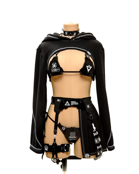 Cyber Neko (Full Set) (Black) - Moruhiko