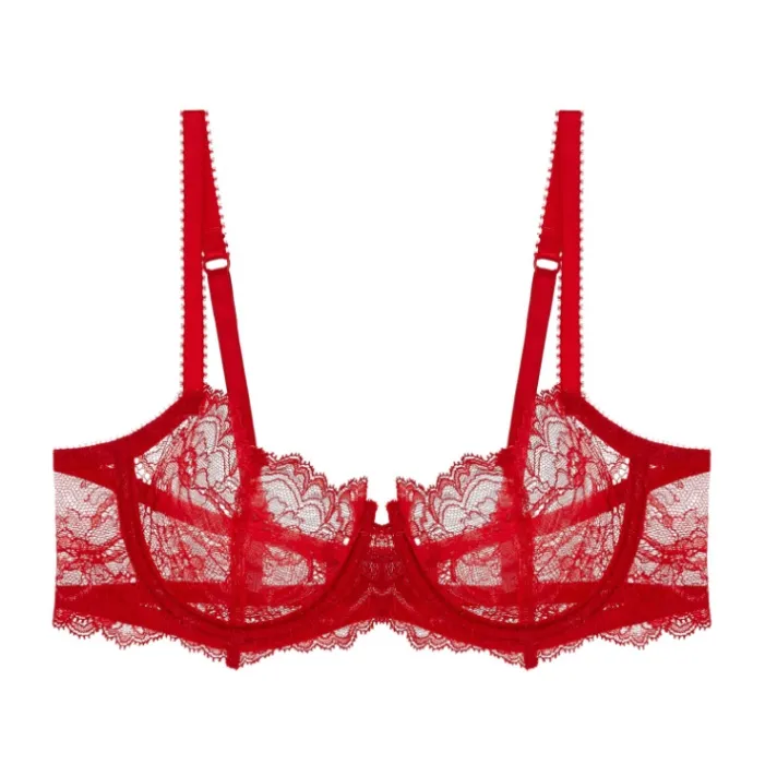 Anais Low Balconette Bra Scarlet