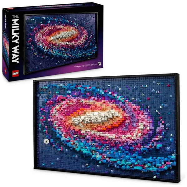 Buy LEGO ART The Milky Way Galaxy Wall Art Set for Adults 31212 | LEGO | Argos
