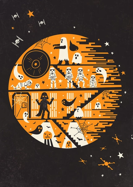 'Party' Poster, picture, metal print, paint by Star Wars | Displate