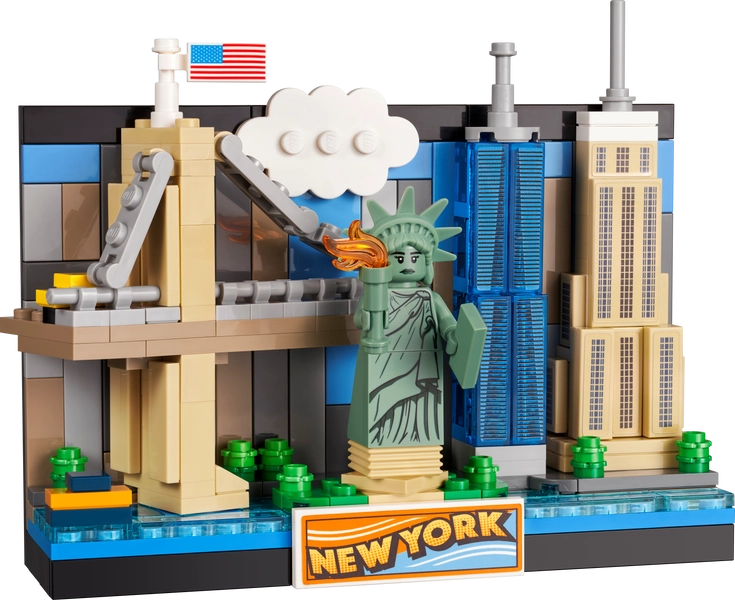 Lego Postcard New York