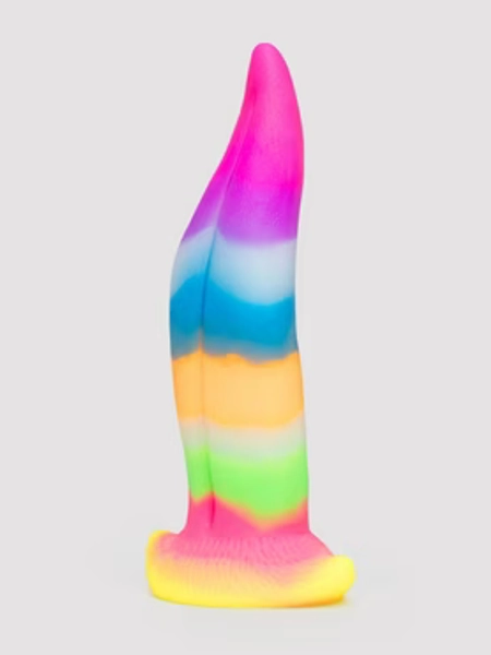 Creature Cocks Kiss Tongue Glow-In-The-Dark Silicone Dildo