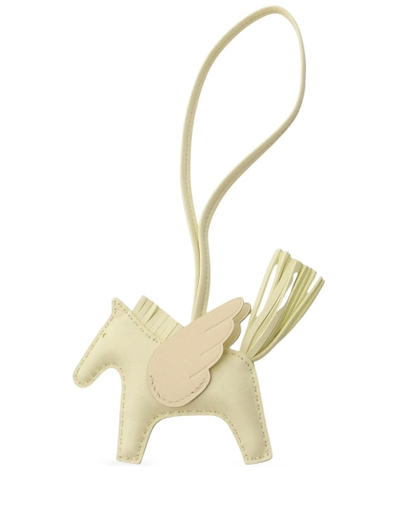 Hermès Pre-Owned 2024 Milo Lambskin and Swift Grigri Rodeo Pegase Bag Charm PM key chain | One Size