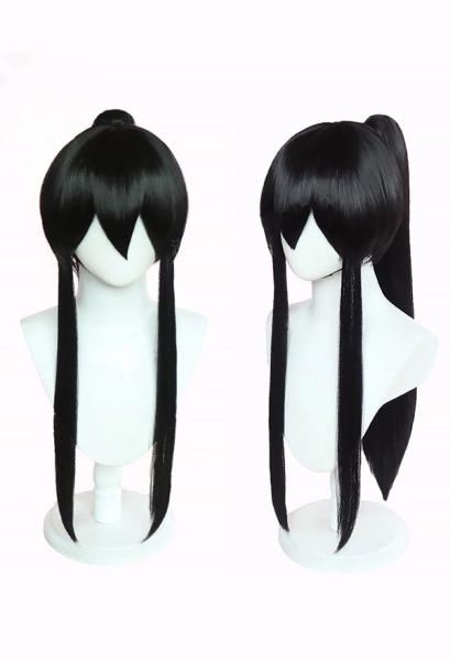 Monster No.8 Mina Cosplay Wig Black Long Straight Wig