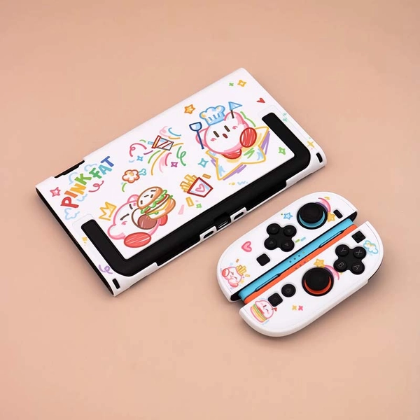 Cute Kirby Switch 2 Covers Kawaii NS2 Kirby Cases - Burger