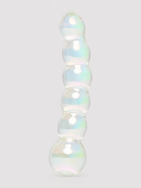 Lovehoney Beaded Sensual Glass Dildo 7 Inch