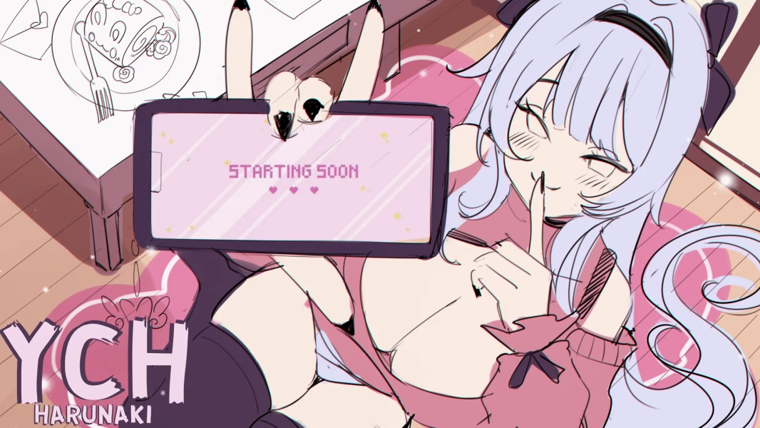 YCH stream starting by harunaki (@harunakii)