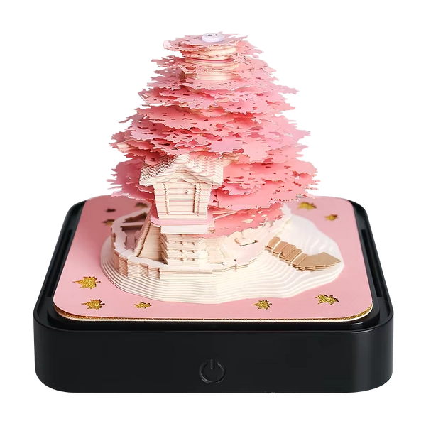 Omoshiroi Block 3D Notepad Sakura Treehouse 3D Calendar 2026 3D Memo Pad Block Notes Offices Paper Notes Christmas Birthday Gift - AliExpress 15