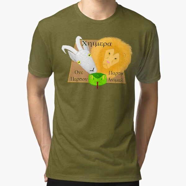 "Land Chimera" Tri-blend T-Shirt for Sale by JMckennaStories