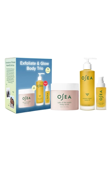 Exfoliate & Glow Body Trio $116 Value