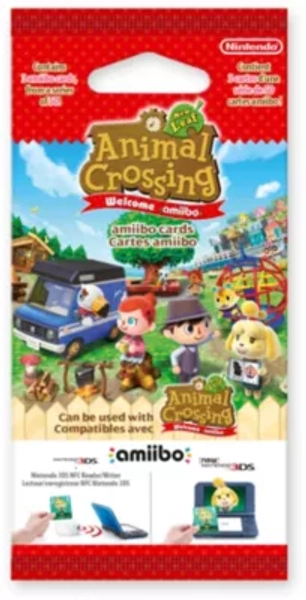 SHel 🩷 New Leaf 'Welcome amiibo' - cartes Animal Crossing NINTENDO