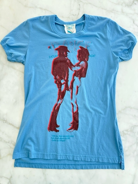 Vivienne Westwood World's End  Blue Red  Two Cowboys T-shirt Limited Shirt Small