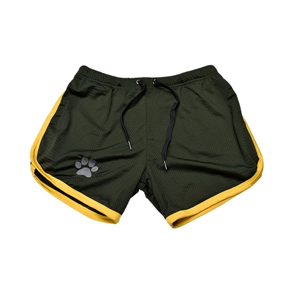 Paw Shorts Black-Yellow
