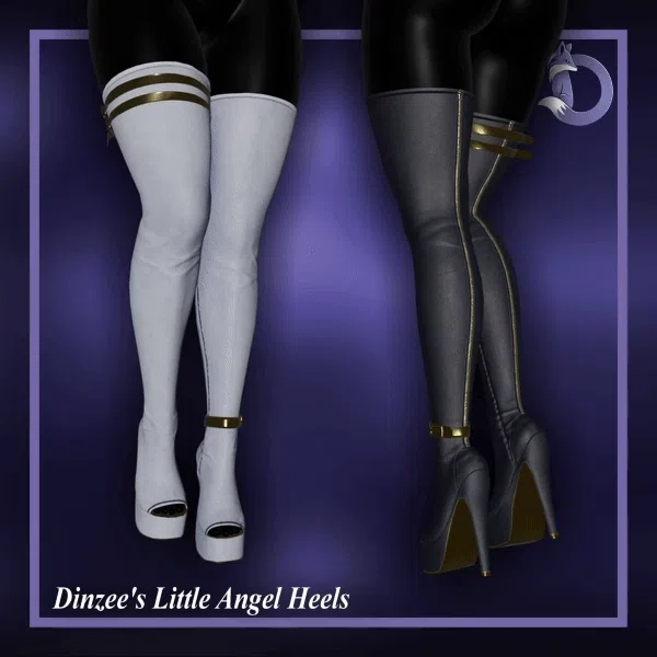 Dinzee's Little Angel Heels (Jinxxy)  by Dinzee_1 on Jinxxy