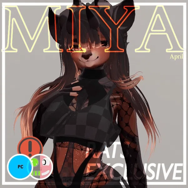 Miya - Furry / VRCFT / SP file included! by Formula_Rats on Jinxxy